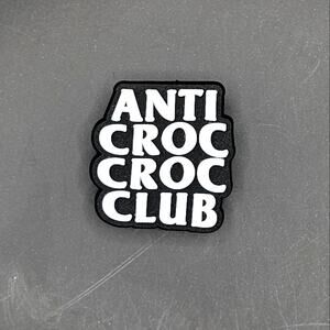 (5/$15) Anti Croc Croc Club Croc Charm